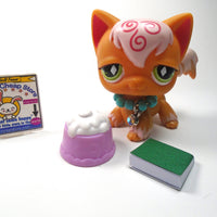 Littlest Pet Shop Angora cat #511 with accessories