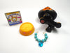 Littlest Pet Shop Doberman dog #92 with accessories