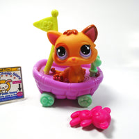 Littlest Pet Shop baby Kitten #2414 with accessories