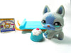 Littlest Pet Shop German Shepard #689 with accessories