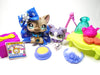 Littlest Pet Shop short hair cat #468 and kitten #2033 with unique accessories