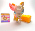 Littlest Pet Shop Yellow Horse #124 with cute accessories authentic