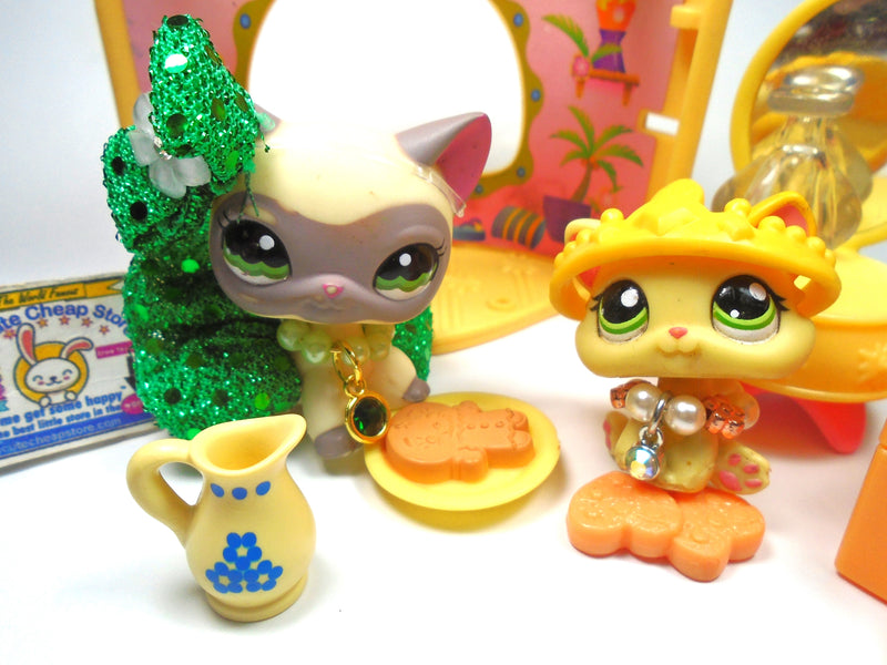 Authentic Siamese shops Twins Littlest Pet Shop #1116 Cat Short Hair Kitty LPS