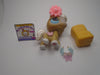 Littlest Pet Shop Yellow Horse #124 with cute accessories authentic