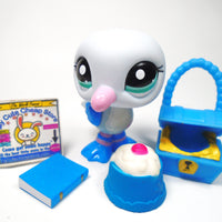 Littlest Pet Shop Seagull #2269 with accessories