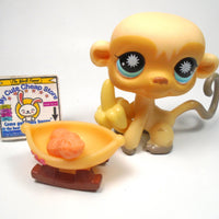 Littlest Pet Shop Monkey #834 with accessories