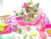 Littlest Pet Shop Short Hair Cat #483 Kitten #88 with cute accessories Authentic
