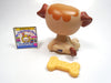 Littlest Pet Shop Pug #1753 with a bone