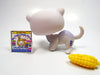 Littlest Pet Shop Ferret #1666 with a corn