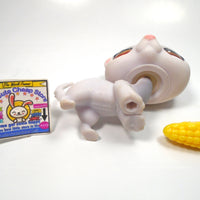 Littlest Pet Shop Ferret #1666 with a corn