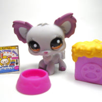 Littlest Pet Shop Chihuahua #1138 with accessories