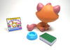 Littlest Pet Shop Taby cat #1710 with accessories