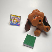 Littlest Pet Shop Postcard Basset Hound #1358 with a mini book