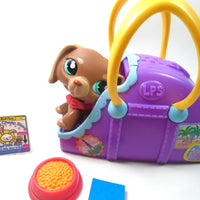 Littlest Pet Shop Dachshund #1751 with accessories