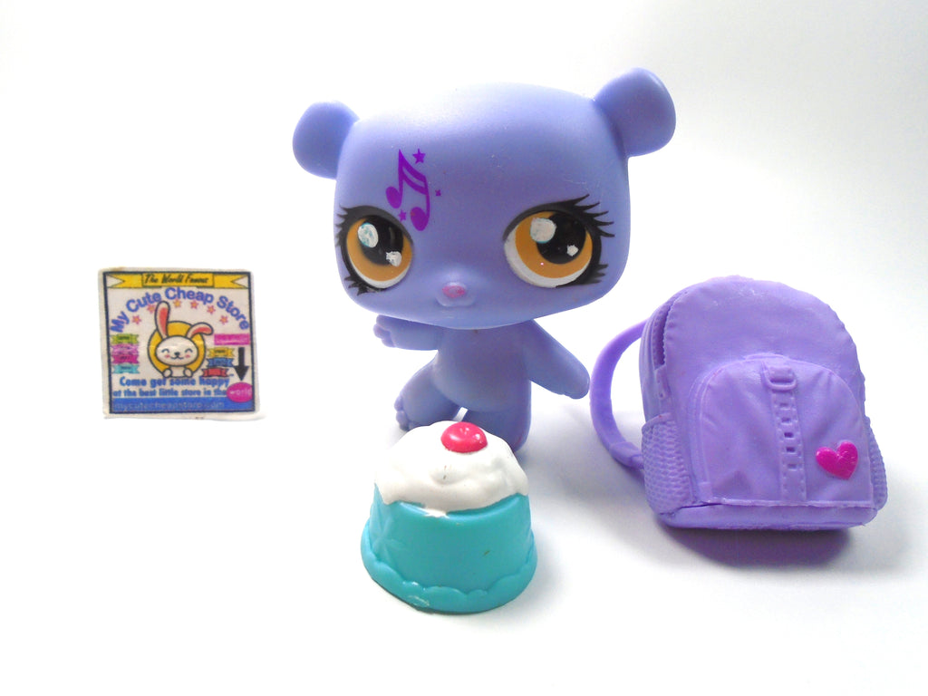 Littlest Pet Shop Musical Bear #2883 with accessories