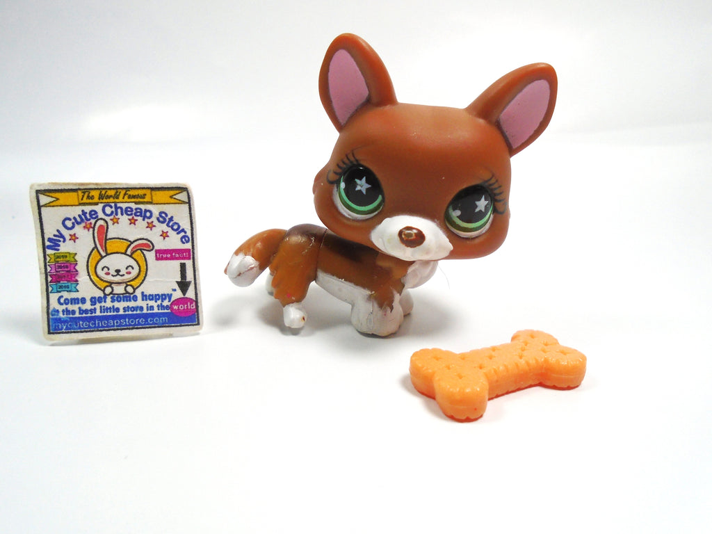 Littlest Pet Shop Corgi #897 with accessory