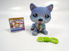 Littlest Pet Shop Husky dog # 1617 with accessory