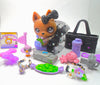 Littlest Pet Shop Rare Brown German Shepard Dog #1191 with accessories authentic