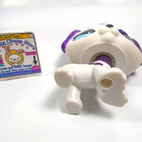 Littlest Pet Shop purple glitter Dalmatian dog #2136