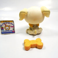 Littlest Pet Shop Golden Retriever #436 with accessories