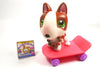 Littlest Pet Shop Bull Terrier # 154 with accessories