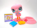 Littlest Pet Shop Pink Flamingo Bird #1023 with accessories authentic
