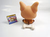 Littlest Pet Shop French Bulldog #1847 with a bone