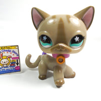 Littlest Pet Shop Keychain short hair cat #468