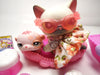 Littlest Pet Shop short hair cat #125 with a cute Gerbil and accessories