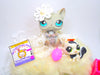 Littlest Pet Shop Rare Egyptian Cat #391 with cute accessories Authentic