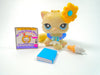 Littlest Pet Shop Rare Cream White Persian Cat #428 & accessories authentic