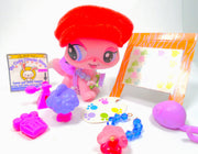 Littlest Pet Shop Pink Walking Destiny Cat #1312 with cute accessories authentic