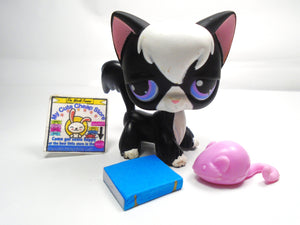 Littlest Pet Shop Puzzle Angora cat with accessories