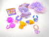 Littlest Pet Shop Purple Deco Walking Destiny Cat No # with cute accessories