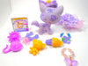 Littlest Pet Shop Purple Deco Walking Destiny Cat No # with cute accessories