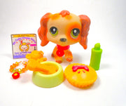 Littlest Pet Shop Cocker Spaniel Puzzle Dog No # with accessories authentic