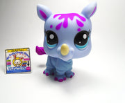 Littlest Pet Shop purple Rhino series 3 #141