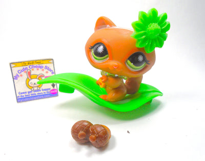 Littlest Pet Shop Brown Raccoon #953 with accessories Authentic