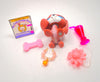 Littlest Pet Shop Brown Beagle #849 with cute accessories authentic