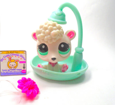 Littlest Pet Shop White Polar Bear #2298 with accessories Authentic