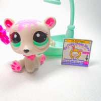 Littlest Pet Shop White Polar Bear #2298 with accessories Authentic