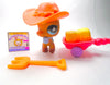 Littlest Pet Shop Brown Horse #840 with accessories Authentic