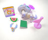 Littlest Pet Shop Rare Purple Ferret #880 with cute accessories authentic