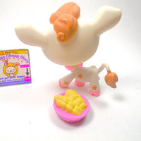 Littlest Pet Shop White Brown Cow #476 with accessories Authentic