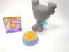 Littlest Pet Shop Grey Schnauzer Dog #1393 with cute accessories authentic
