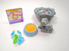 Littlest Pet Shop Grey Schnauzer Dog #1393 with cute accessories authentic