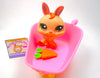 Littlest Pet Shop Brown Dwarf Bunny #1596 with cute accessories authentic