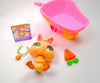 Littlest Pet Shop Brown Dwarf Bunny #1596 with cute accessories authentic