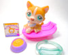 Littlest Pet Shop Husky #386 with cute accessories authentic