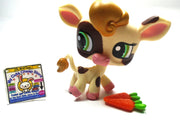 Littlest Pet Shop spotted Cow #1457 with accessory